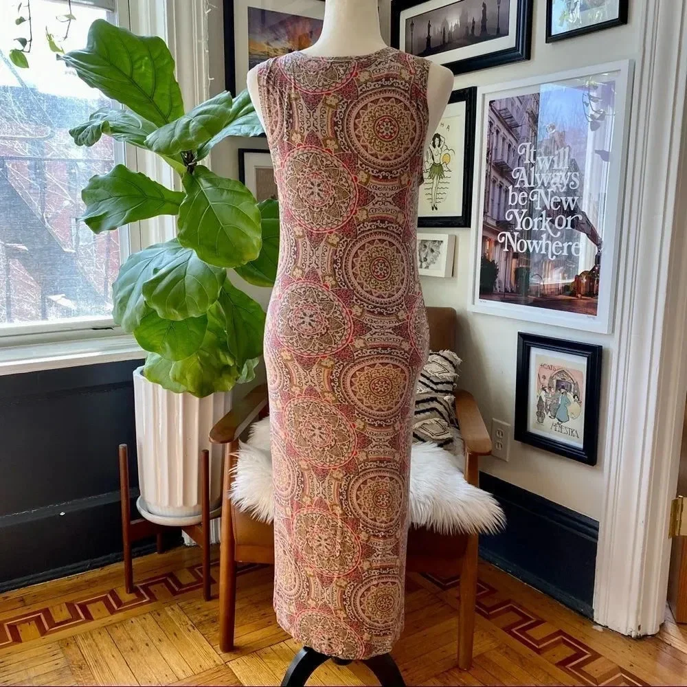 Free People‎ Mandala Bodycon Midi Dress - Picture 5 of 8